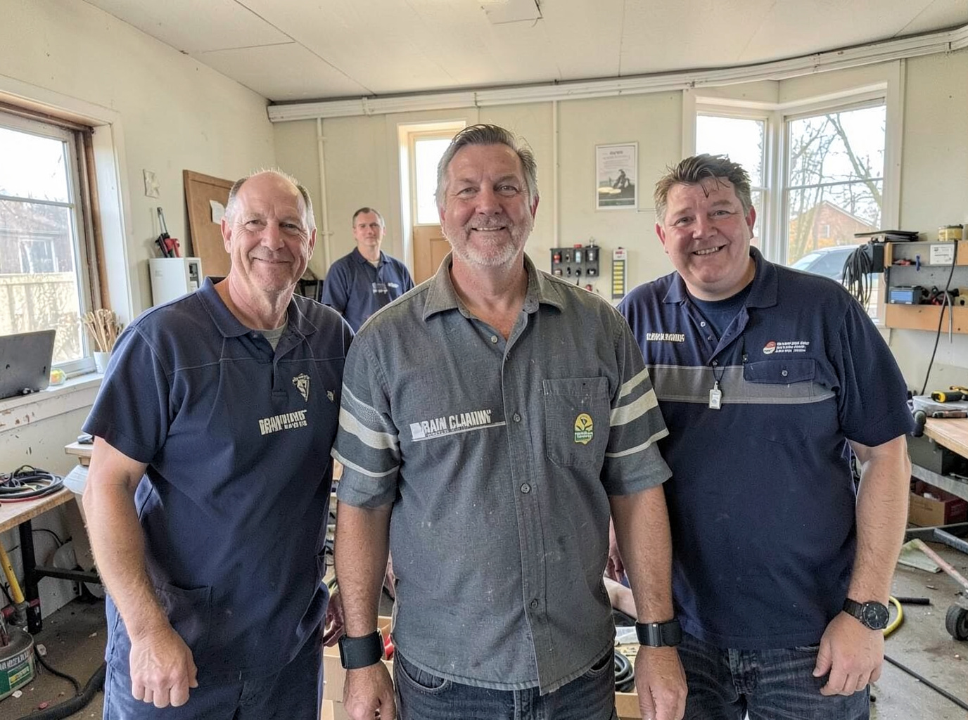 The California Drain Cleaning team at work in Ontario